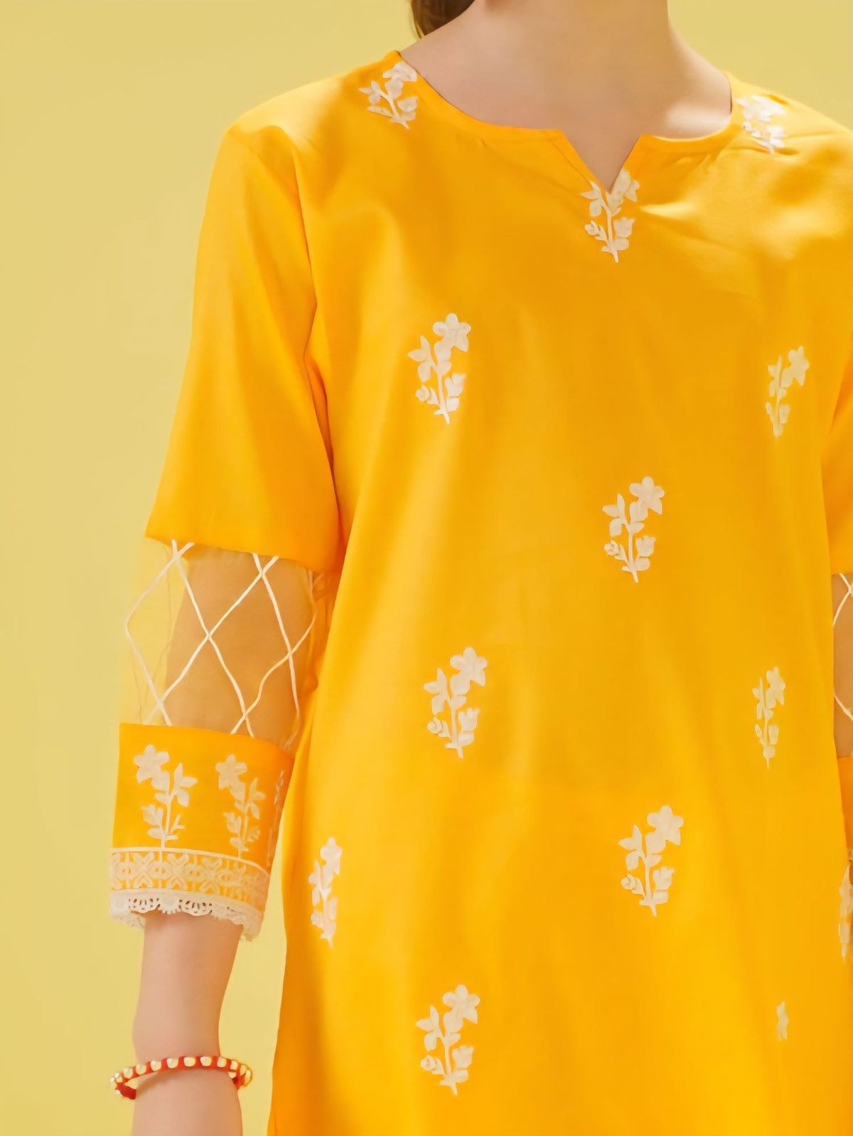 Girls Summer 2Pcs Embroidered Suit VG145-C