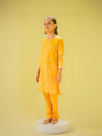 Girls Summer 2Pcs Embroidered Suit VG145-C