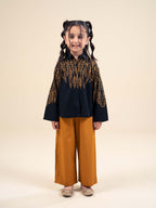 Girls Winter 2Pcs Printed Suit VG177-A