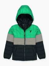 Full Sleeves Hooded Puffer Jacket Boys & Girls VJ25-B