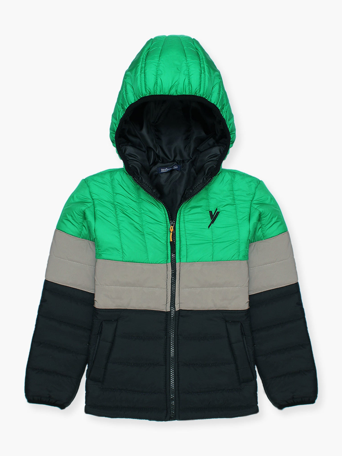 Full Sleeves Hooded Puffer Jacket Boys & Girls VJ25-B