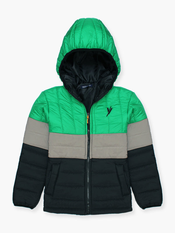 Full Sleeves Hooded Puffer Jacket Boys & Girls VJ25-B