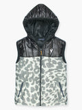 Sleeveless Hooded Puffer For Boys & Girls VJ36-A