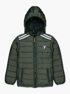 Full Sleeves Hooded Puffer Jacket Boys & Girls  VJ40-A