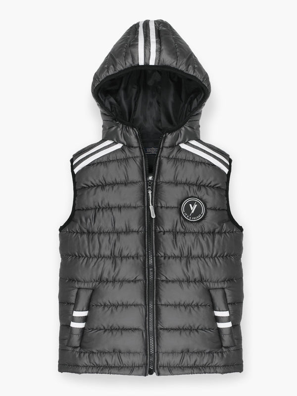 Sleeveless Hooded Puffer For Boys & Girls VJ58-A
