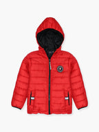 Full Sleeves Hooded Puffer Jacket Boys & Girls VJ66-B