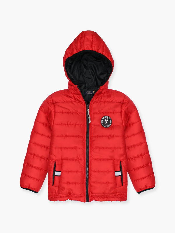 Full Sleeves Hooded Puffer Jacket Boys & Girls VJ66-B