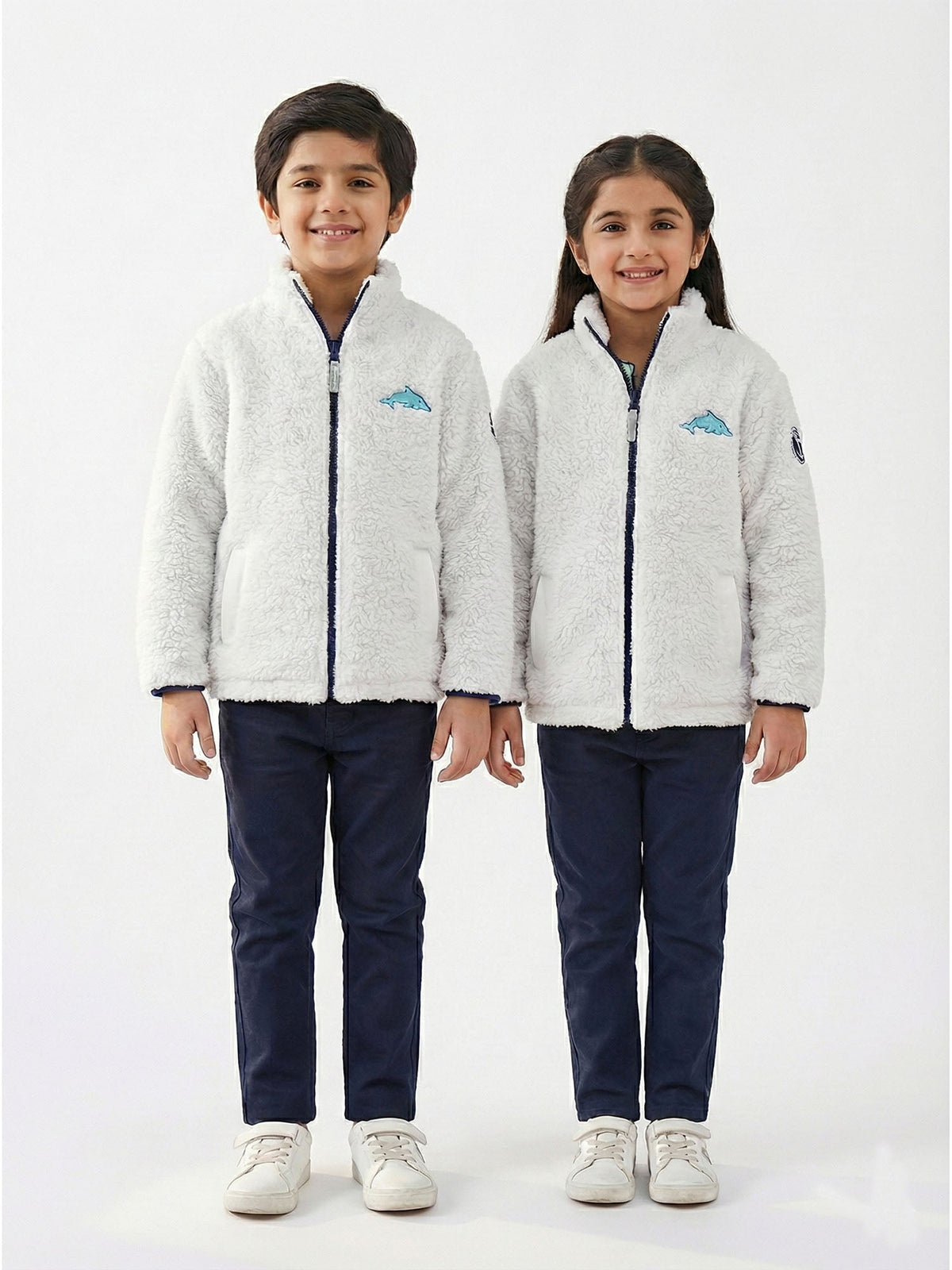 Full Sleeves Fur Jacket Boys & Girls VJ85-A