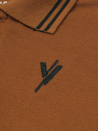 Tipping Collar Plain Polo Shirt VP12-F