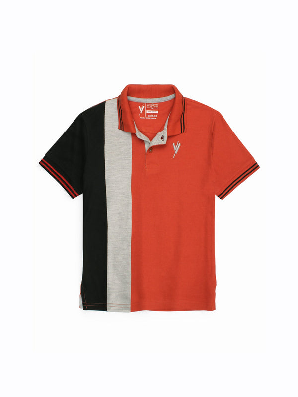 Tipping Collar Plain Polo Shirt VP12-I