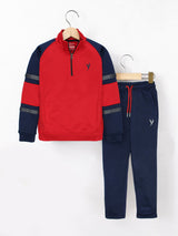 Mock Neck Tracksuit For Boys & Girls, #VWT23-C
