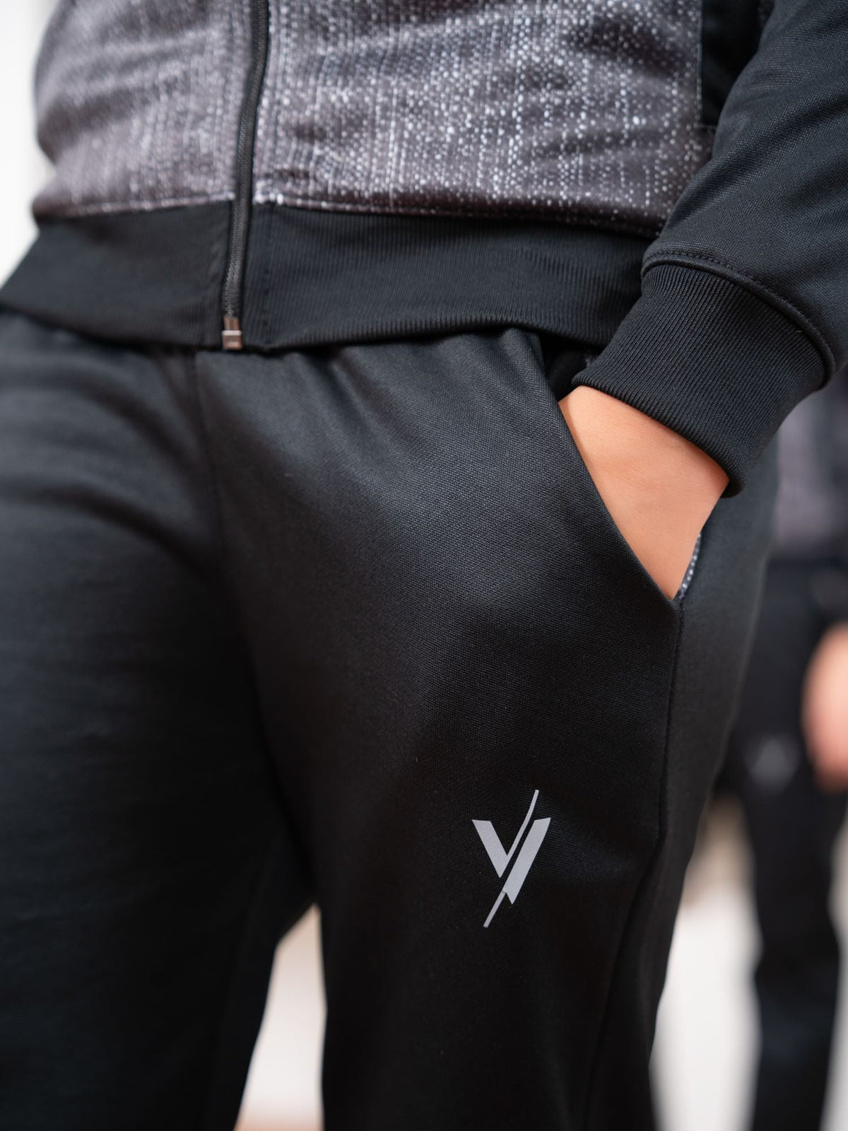 Mock Neck Tracksuit For Boys & Girls #VWT33-B
