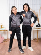 Mock Neck Tracksuit For Boys & Girls #VWT33-B