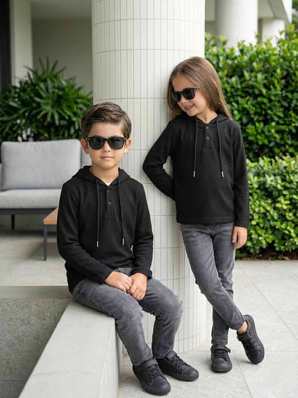 Winter Hooded Upper Boys & Girls #VWT41-AS