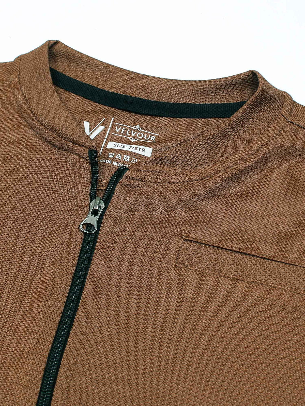 Full sleeves zipper shirt For Boys & Girls #VWT45-AS