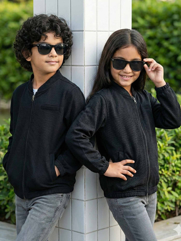 Full sleeves zipper shirt For Boys & Girls #VWT45-BS