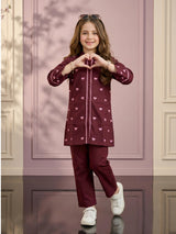 Embroidered Girls Co Ord Set VG214-B
