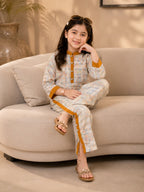 Girls Winter 2Pcs Printed Suit VG167-A