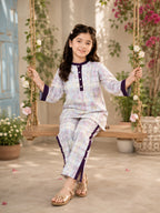 Girls Winter 2Pcs Printed Suit VG167-B
