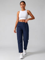 Women Paper Cotton Cargo Pants