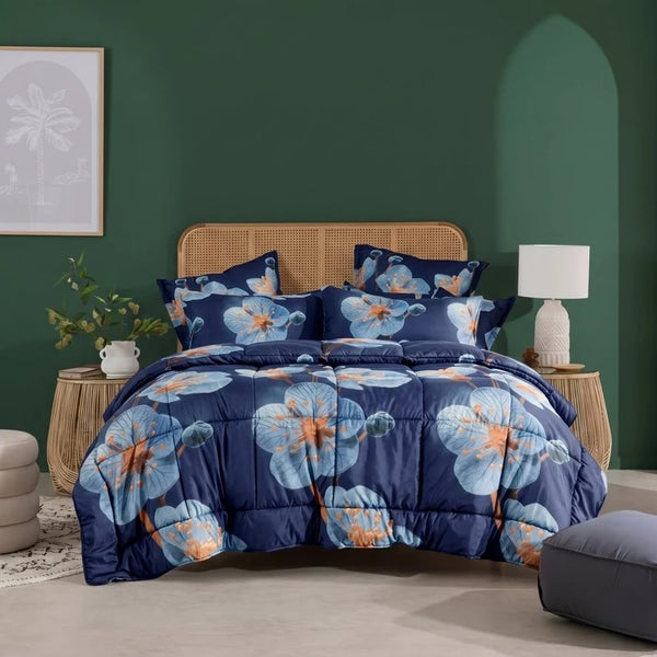 Blue Azure - 6pcs Premium Comforter Set