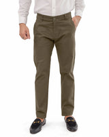 Clay Brown  Cotton pant - Smart Fit