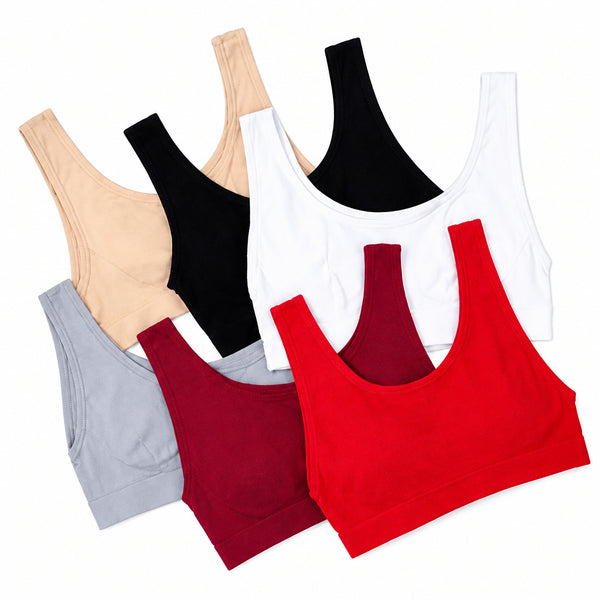 Women's Air Bra Blouse | Seamless Stretch Wireless Comfort Bra