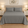 Premium Plain Bedsheet Set - light Gray