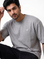 Beggy Fit Premium Textured T-Shirt