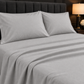 Premium Plain Bedsheet Set - Grey