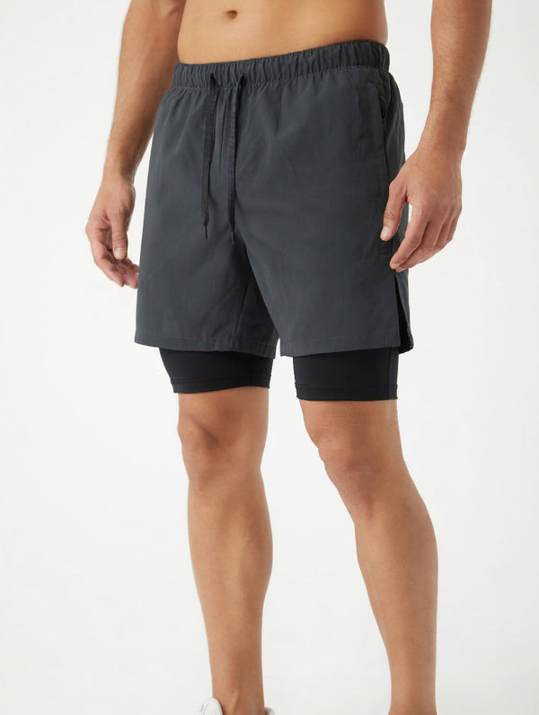 Imported Compression Shorts - Charcol
