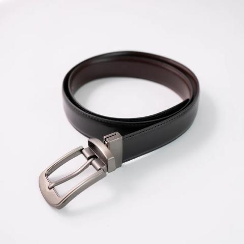 Black & Brown Reversible Leather Belt