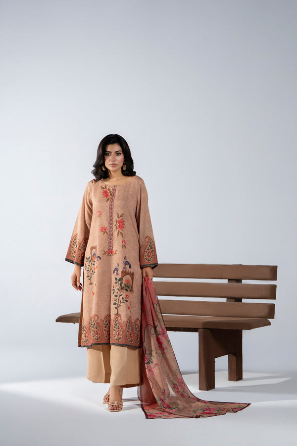 The Bird Print Silk Set