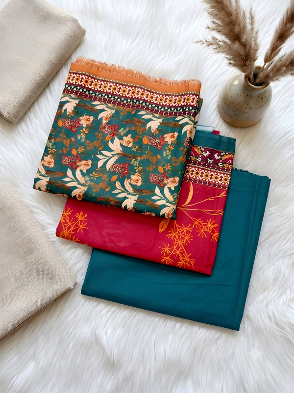 PC - 013 Digital Printed Doriya Lawn Suit 3PC