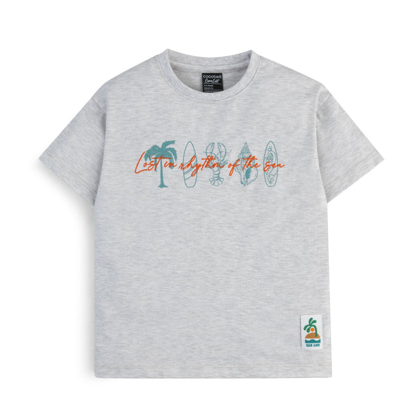 Heather Grey Graphic T-Shirt