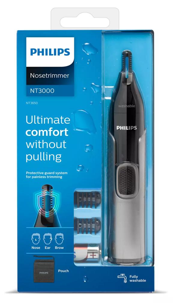 NT3650/16 Nose trimmer series 3000 Nose, ear & eyebrow trimmer