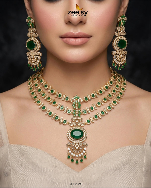 Bella Triple Layer Necklace Set