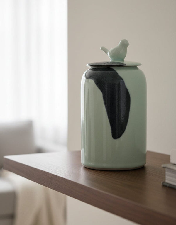 Noir Mist Ceramic Jar