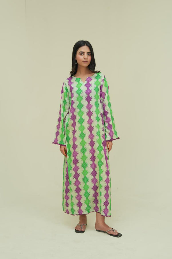 Kaftaan D01 - Multicolor