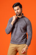 Suede Scuba quartz Quarter-Zip Sweatshirt