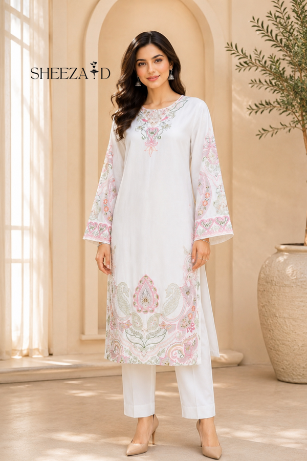 Ivory Whisper Ready to Wear 2 Pcs