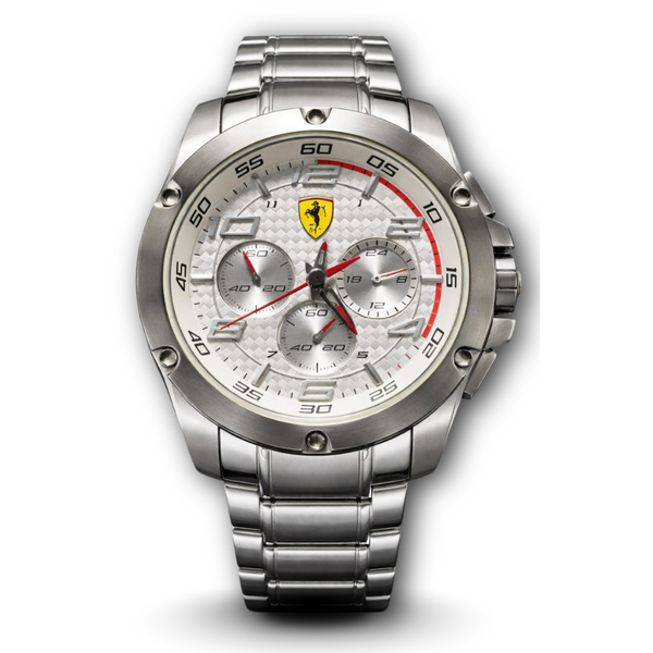 Ferrari Men’s Quartz Silver Stainless Steel Blue Dial 46mm Watch sf.04.14.0026