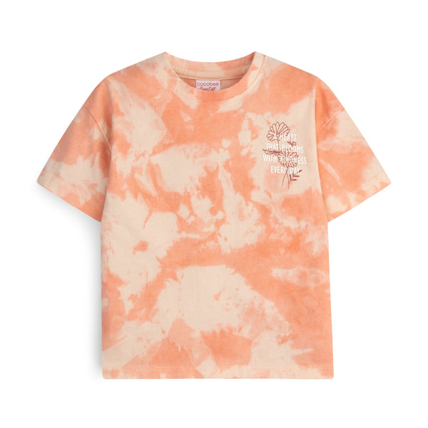Blooming Heart Tie-Dye T-Shirt