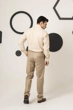 Beige Formal Pant