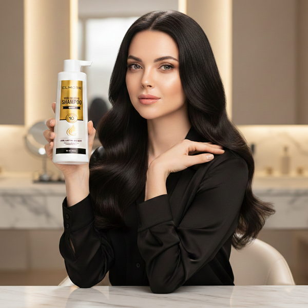 Elmore Hair Coloring Shampoo – Black