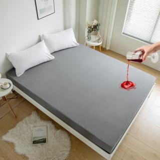 Terry Waterproof Mattress Protector- Grey