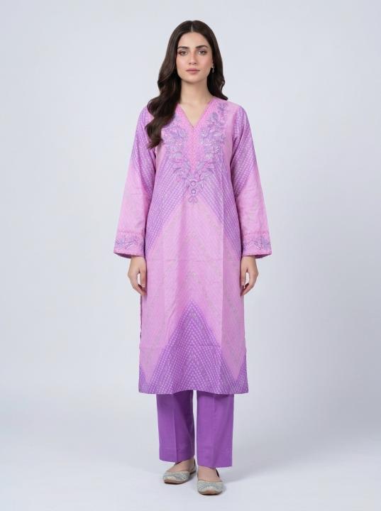 2 Piece - Digital Printed Embroidered Suit - 1931