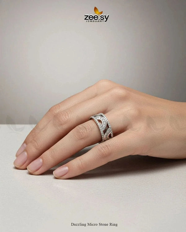 Dazzling Micro Stone Ring