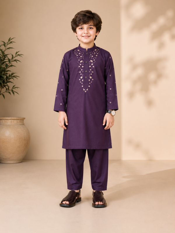 Boys Kurta Trouser Suit 2Pc VB175-C