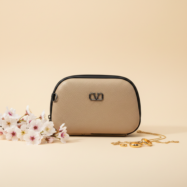 Meher Blush Mini – Elegant skin Crossbody Bag for Women Compact & Stylish Shoulder Purse